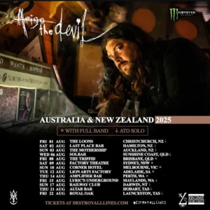Amigo The Devil 2025 AUG Live Music Australia - Gig Guide & Music Festivals Calendar
