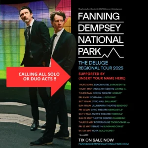 Fanning Dempsey National Park 2025 APR MAY Live Music Australia - Gig Guide & Music Festivals Calendar