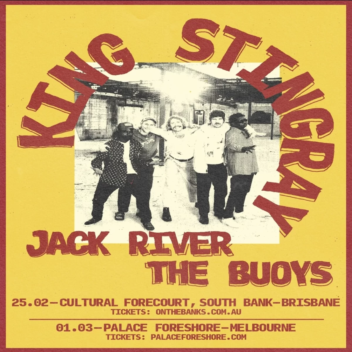 King Stingray 2026 February Brisbane QLD and March Melbourne VIC