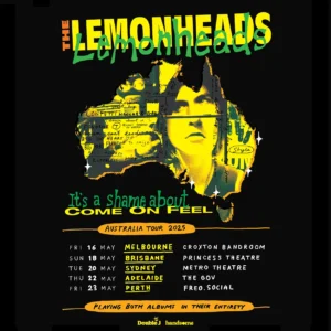The Lemonheads 2025 MAY Live Music Australia - Gig Guide & Music Festivals Calendar