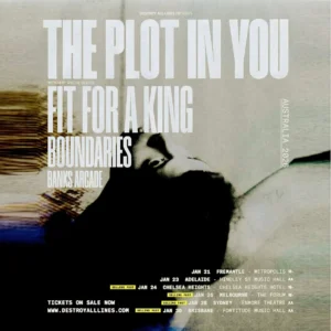 The Plot in You 2026 JAN Live Music Australia - Gig Guide & Music Festivals Calendar