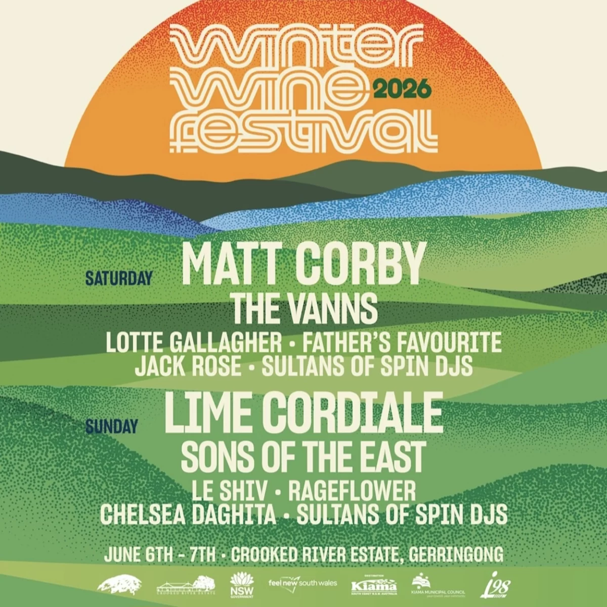 Winter Wine Festival 2026 Crooked River Estate Gerringong NSW 6-7 June